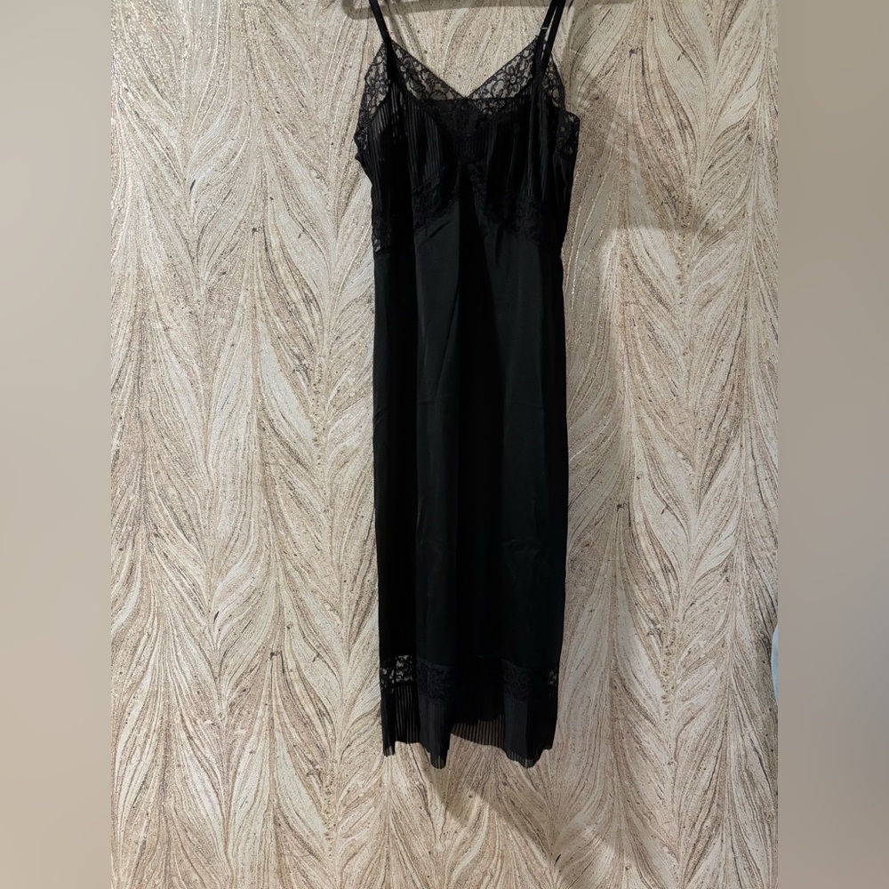 Elegant Black Lace Slip